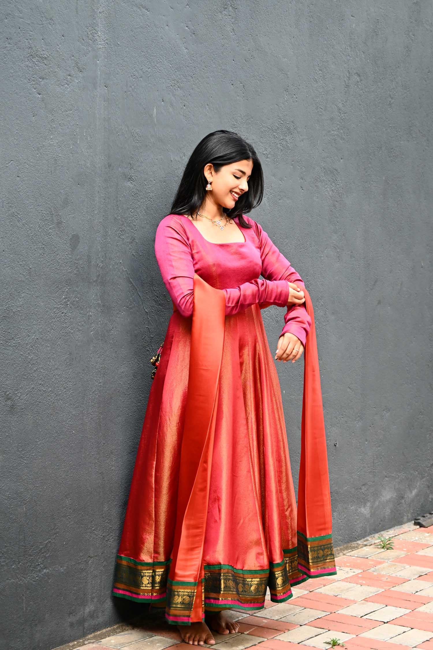 Maragadham Half Saree 2