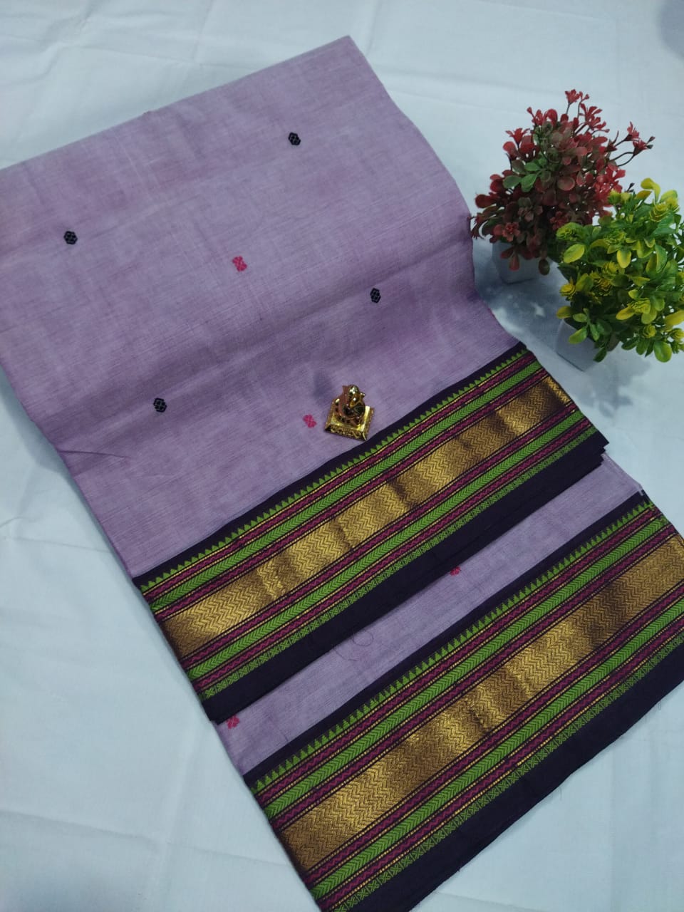 Lavender Dream Kanchi Cotton Saree